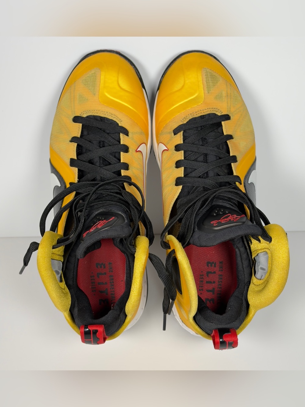 Nike LeBron 9 PS Elite Taxi Varsity Maize Carbon Fiber Size 10 516958-700 2012 - Picture 5 of 15